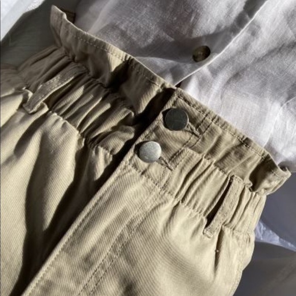 H&M Cotton Paper Bag Shorts - Picture 2 of 7